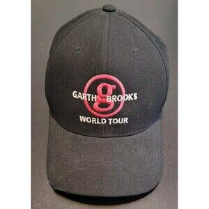 Garth Brooks Legend  World Tour  2016 Strapback  Hat Baseball Black Cap